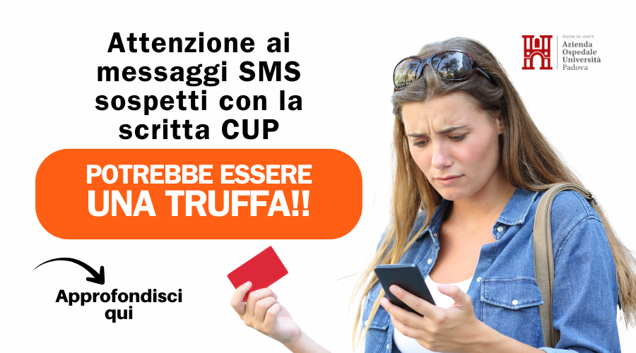 Attenzione Truffa SMS - ragazza con cellulare in mano