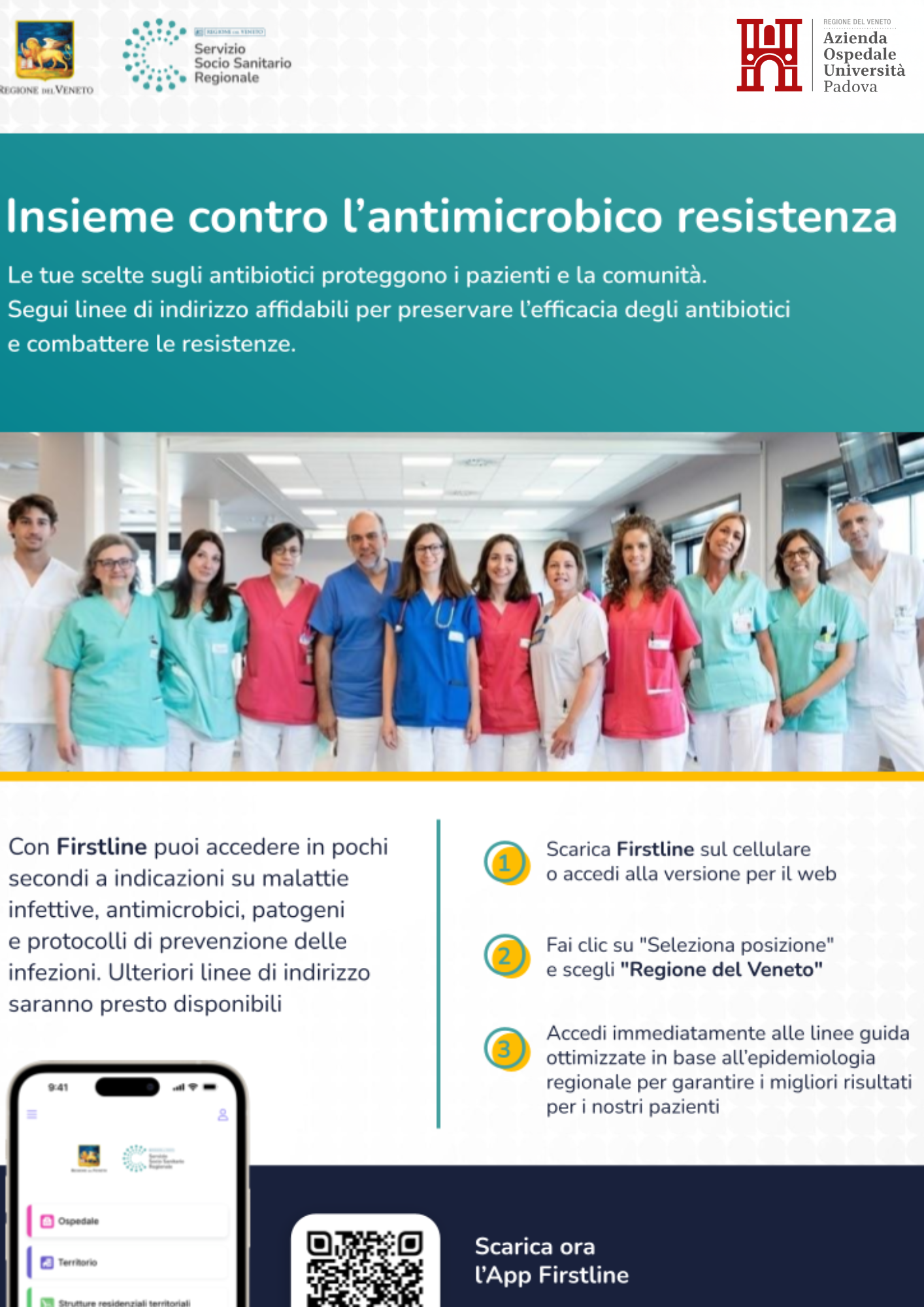 gruppo sanitari e testo