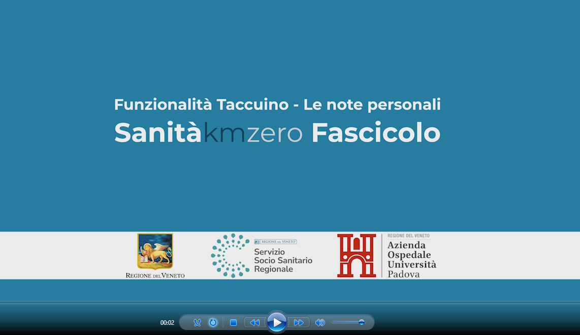 Copertina video tutorial su note personali nel FSE Taccuino