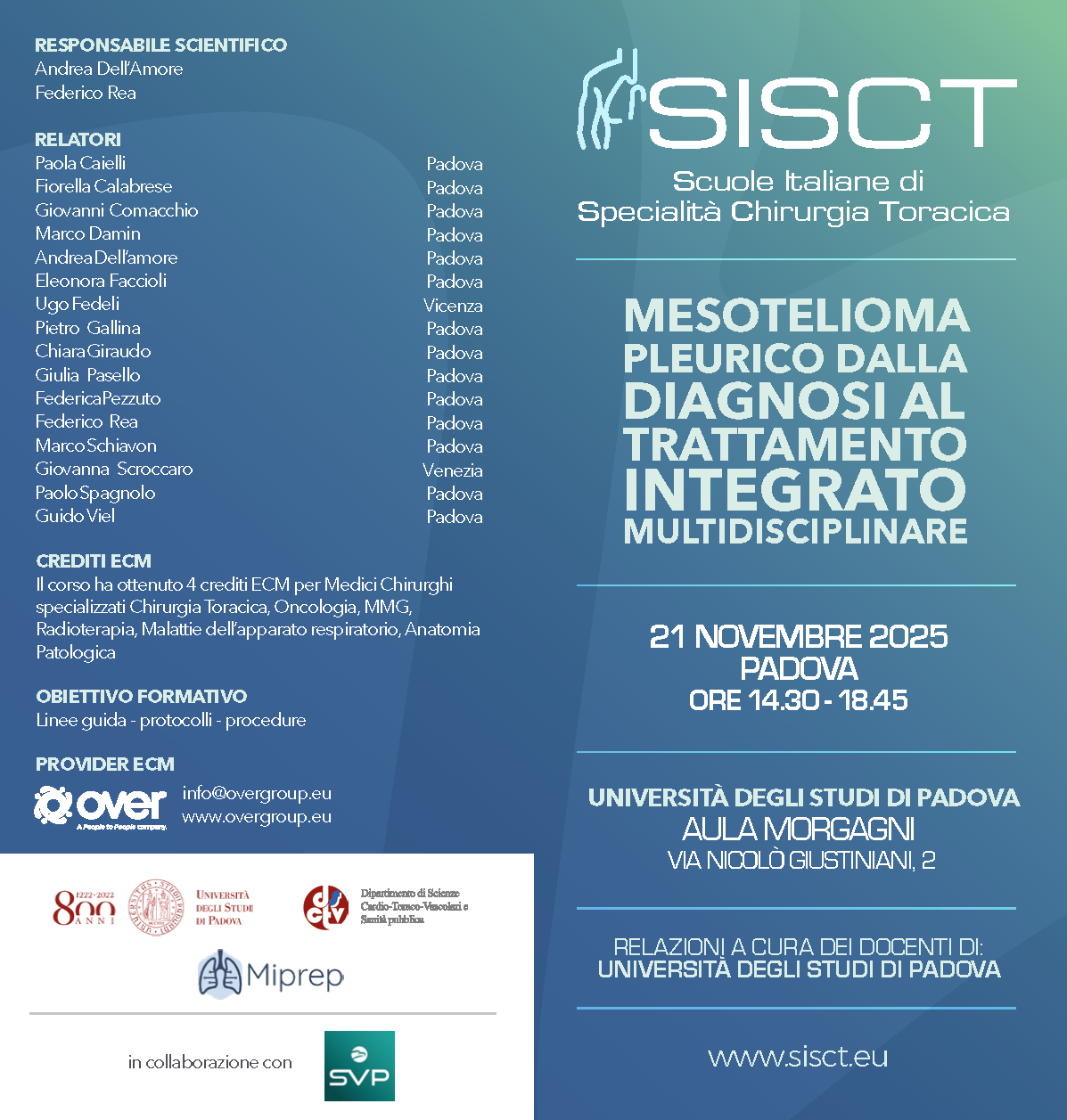 Testo su sfondo blu verde