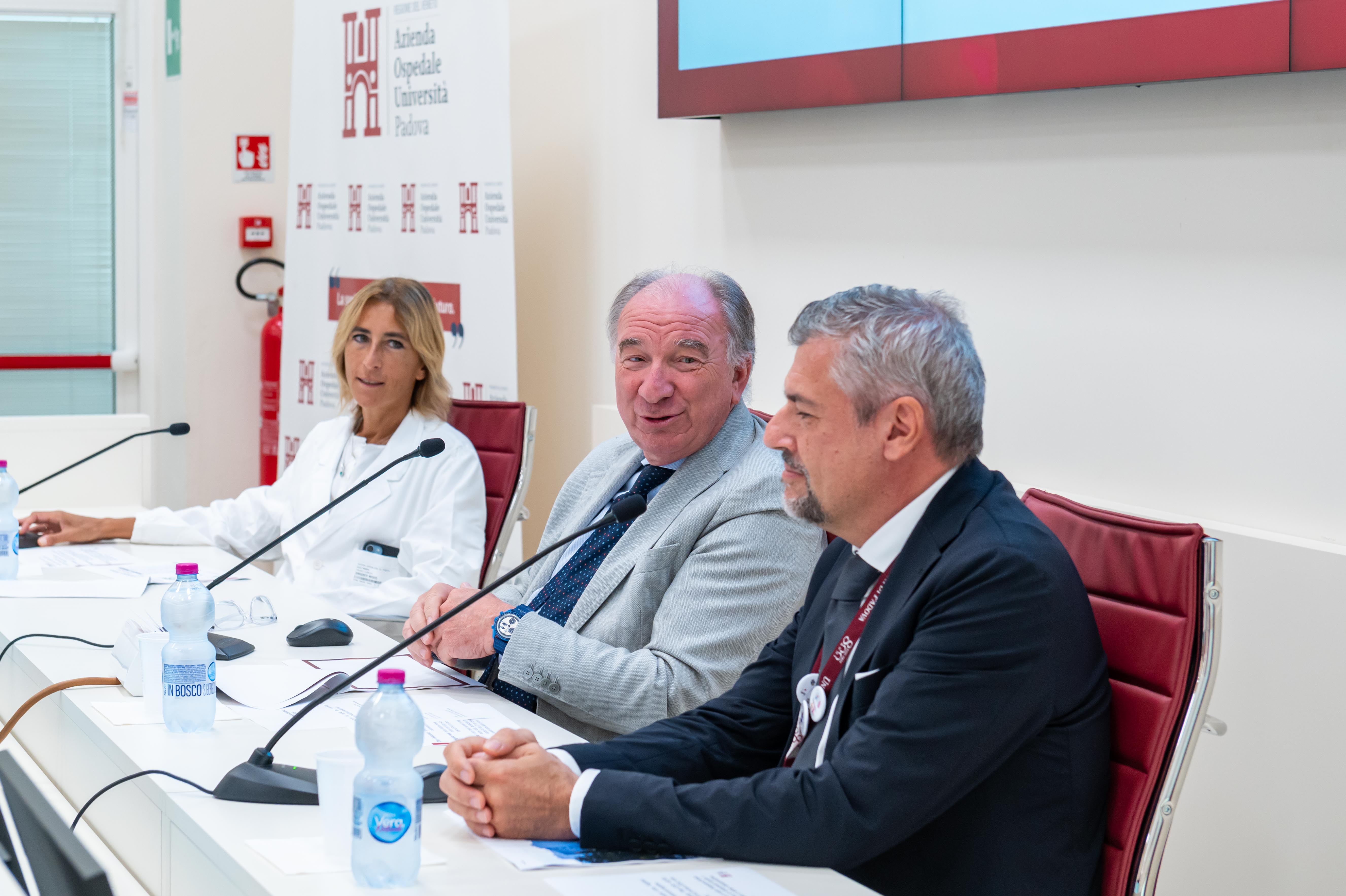 Direttore Generale, Prof. Dal Moro, Prof.ssa Furian alla conferenza