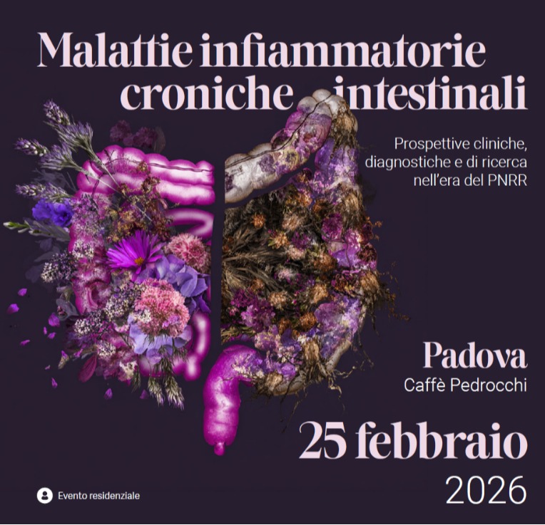 titolo + date evento  + immagine dellintestino coperto da fiori e piante