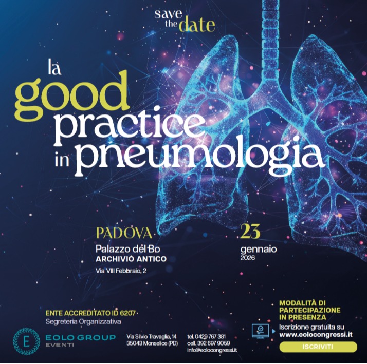 titolo + date evento  + immagine radiografica dei polmooni