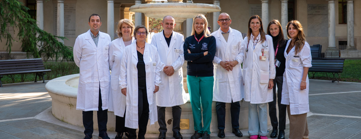gruppo Biobanca presso chiostro Giustinianeo