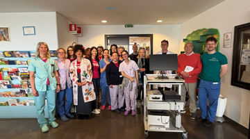 Consegna capillaroscopio Pediatria